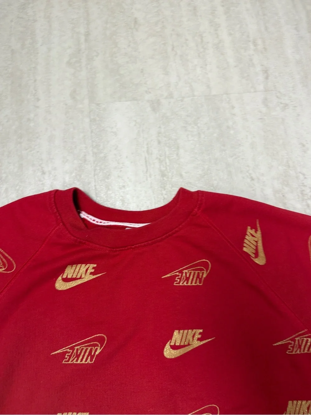 Vintage 90's Nike Crewneck sweatshirt all over Nike print